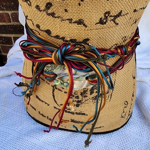 Vintage Abalone and Silk Cord Belt‎ M/L main image 6